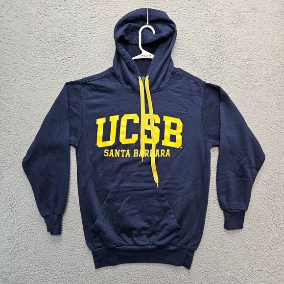 UCSB Santa Barbara Hoodie Pullover Mens Size Small Blue‎ Sweatshirt - Picture 1 of 7